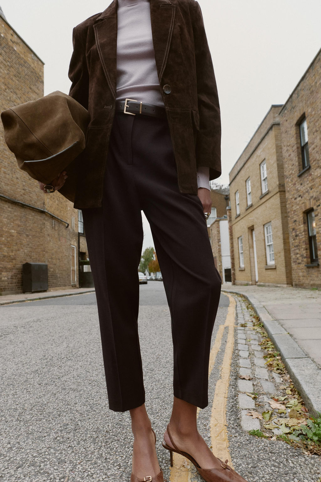 DARTED TROUSERS WITH BELT - Zara фото 2