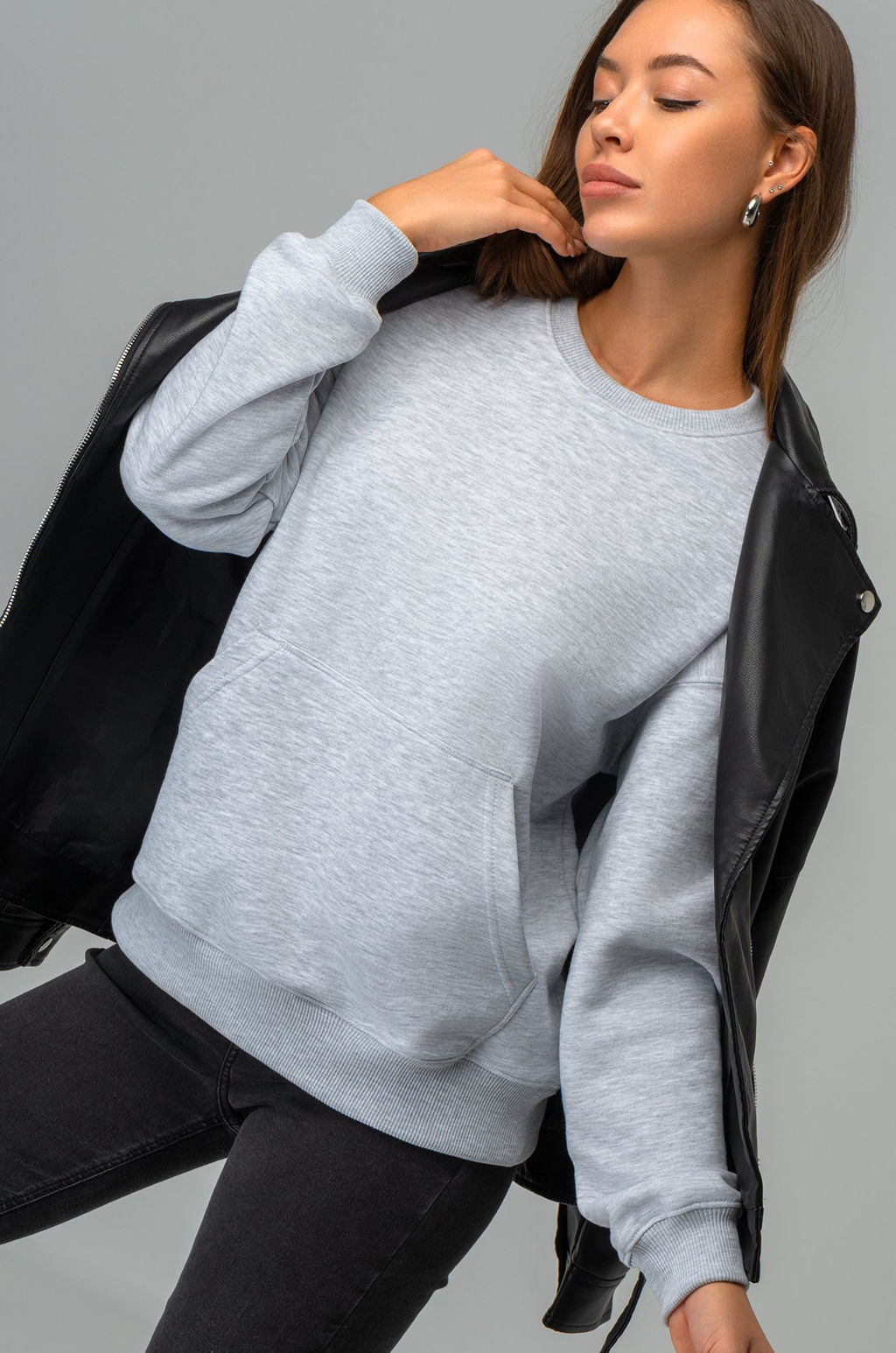 Женский свитшот из футера трехнитки Happyfox - Happy fox фото 8