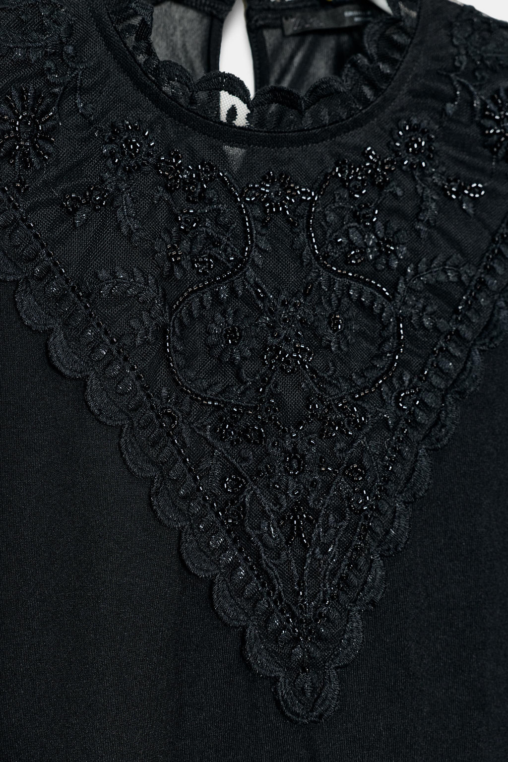 EMBROIDERED LONG SLEEVE TOP - Zara фото 9