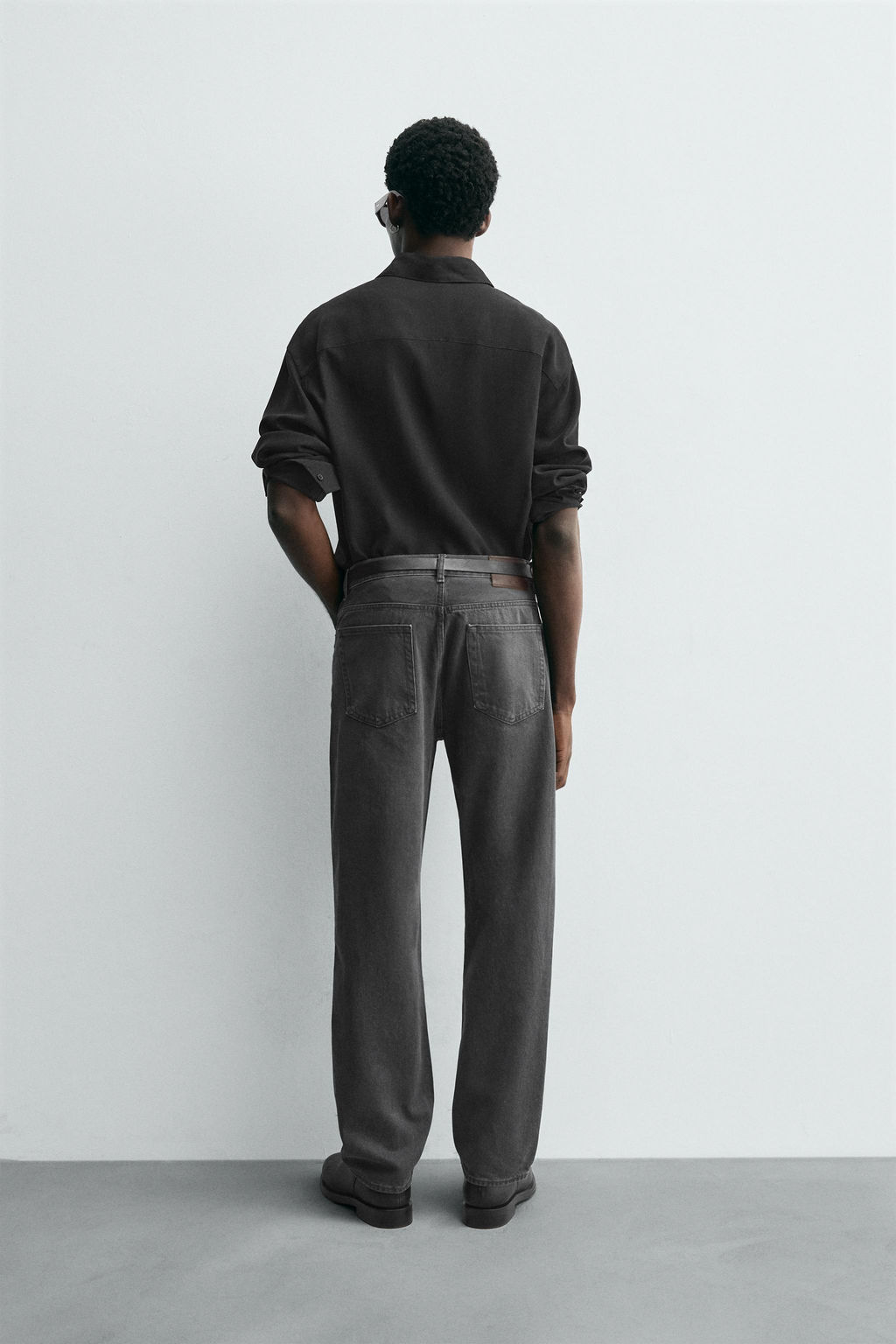RELAXED STRAIGHT-LEG JEANS - Zara фото 3