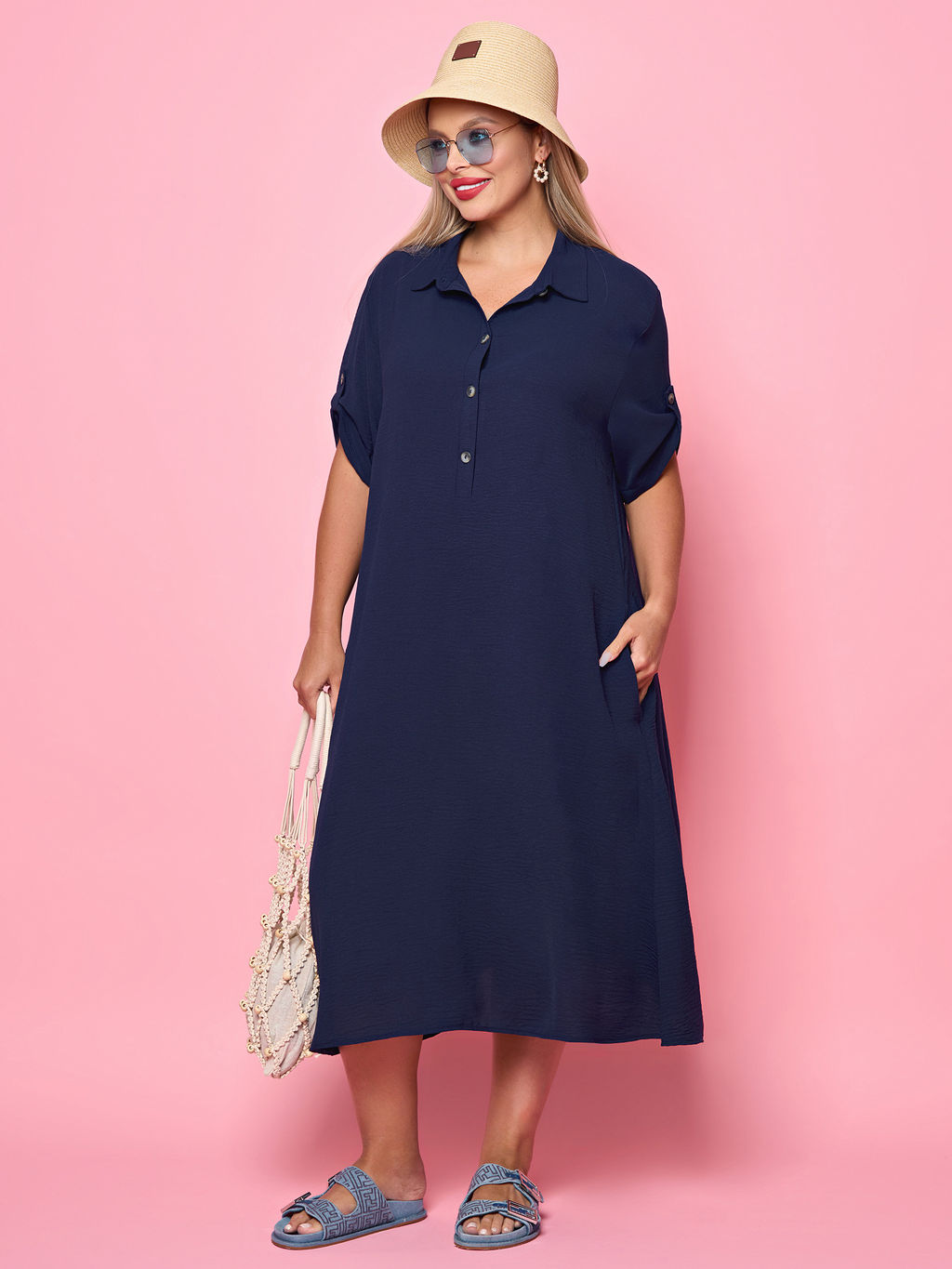 Платье 0258-1с глубокий черный - Dora фото 29