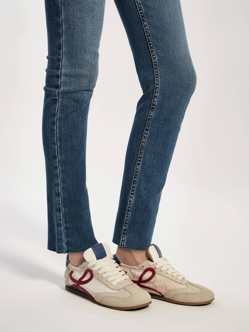 CONTE CON-721 Джинсы skinny с эффектом потёртостей и необработанным краем blue - Conte elegant фото 7