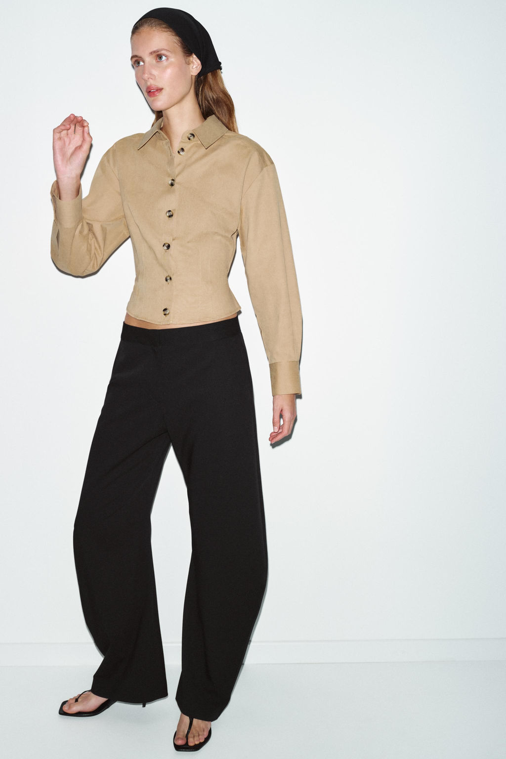 SOFT-TOUCH TAILORED SHIRT - Zara фото 9