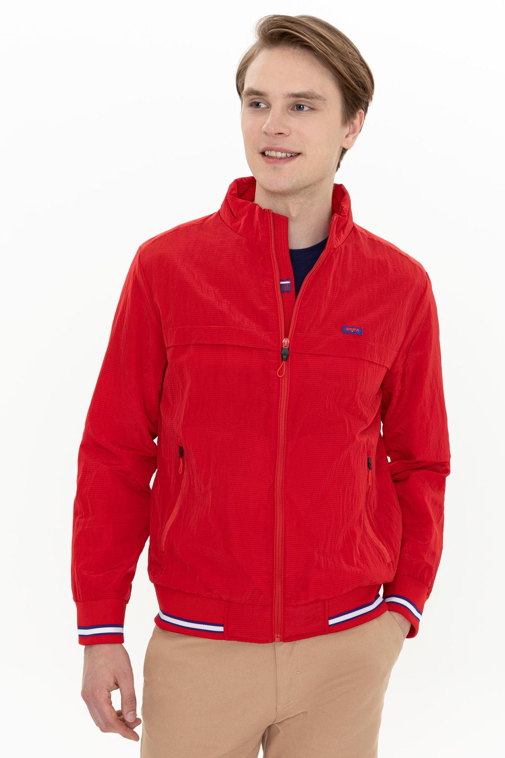 U. S. Polo Assn Мужское красное пальто - U.s. polo assn фото 3