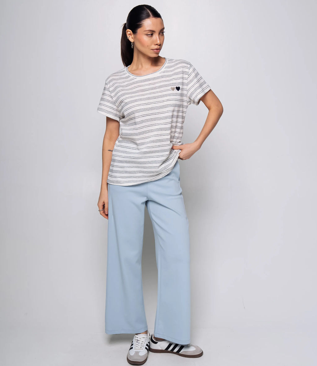 Футболка #КТ9101 (2), синий, белый