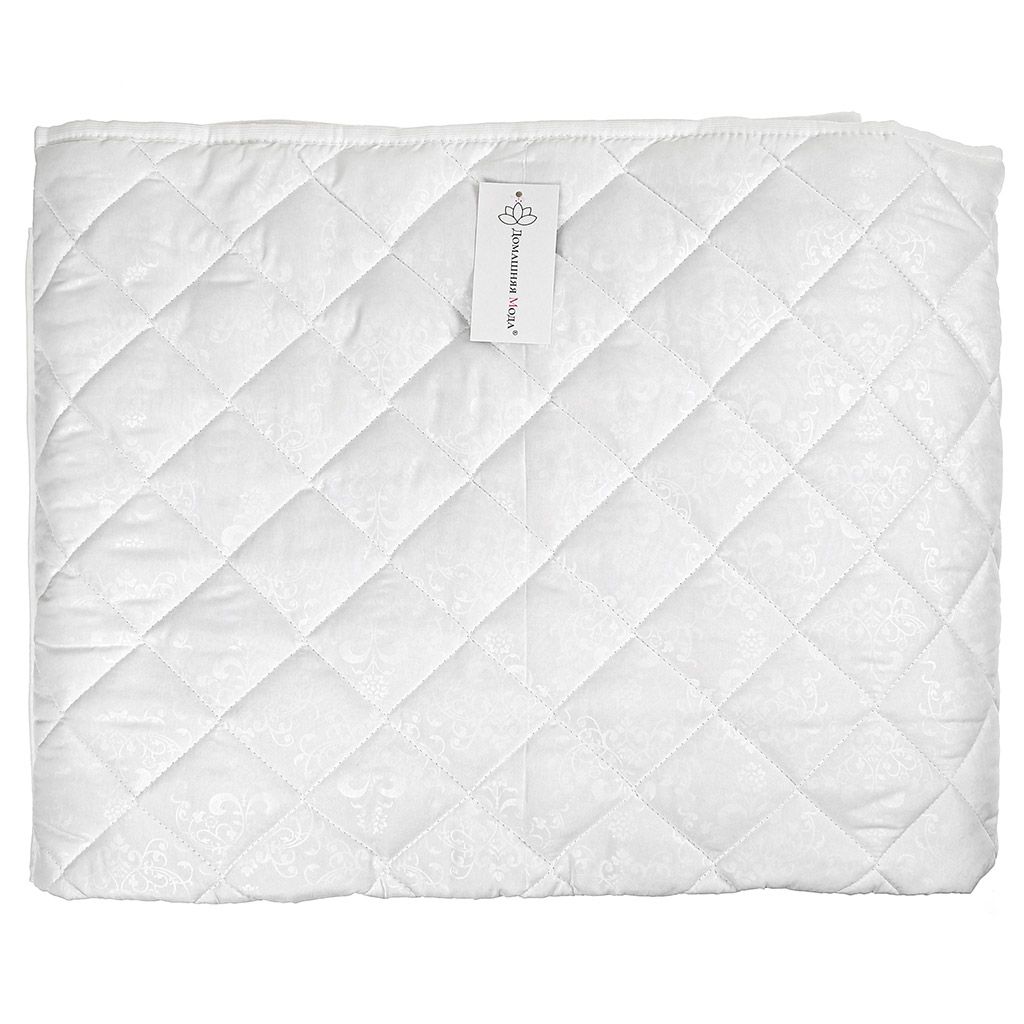 Одеяло 2-х спальное 172х210см Подснежник, теплое, наполнитель синтепон 300г/м2, чехол микрофибра, цвет белый, полиэстер 100%, пакет ПНД 70х65см с приварными ручками, Домашняя мода (Россия)  фото 2