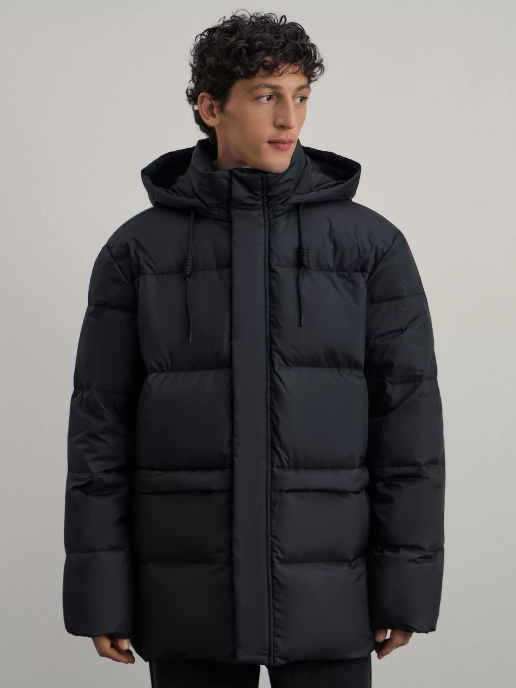 Куртка с натуральным наполнителем и съемным капюшоном / Zarina  фото 3