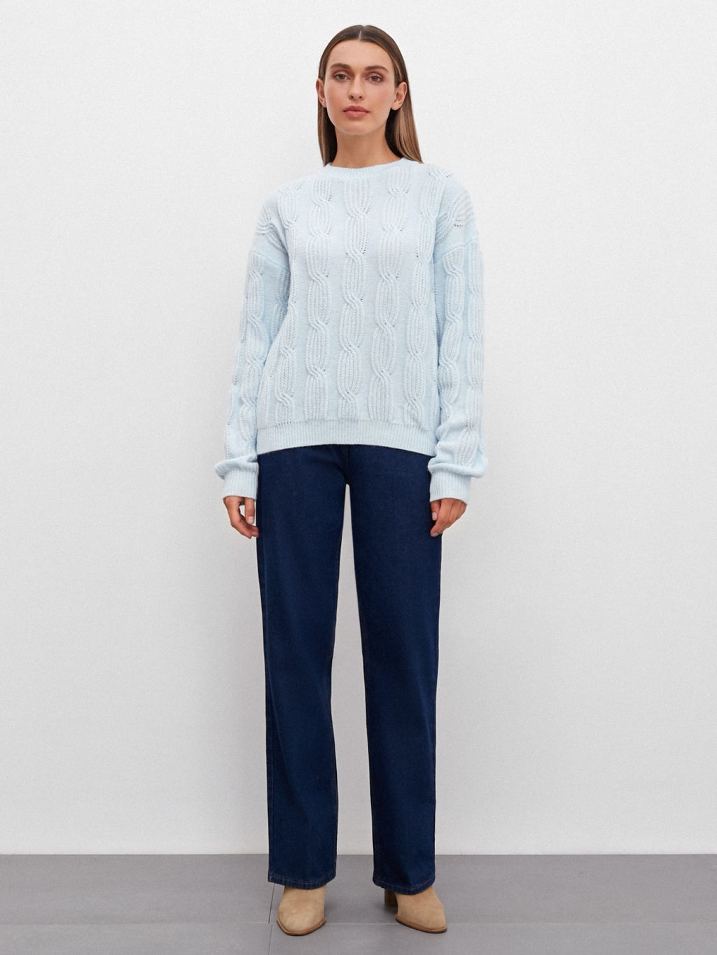 Conso/KJL 220616 - angel blue Джемпер женский