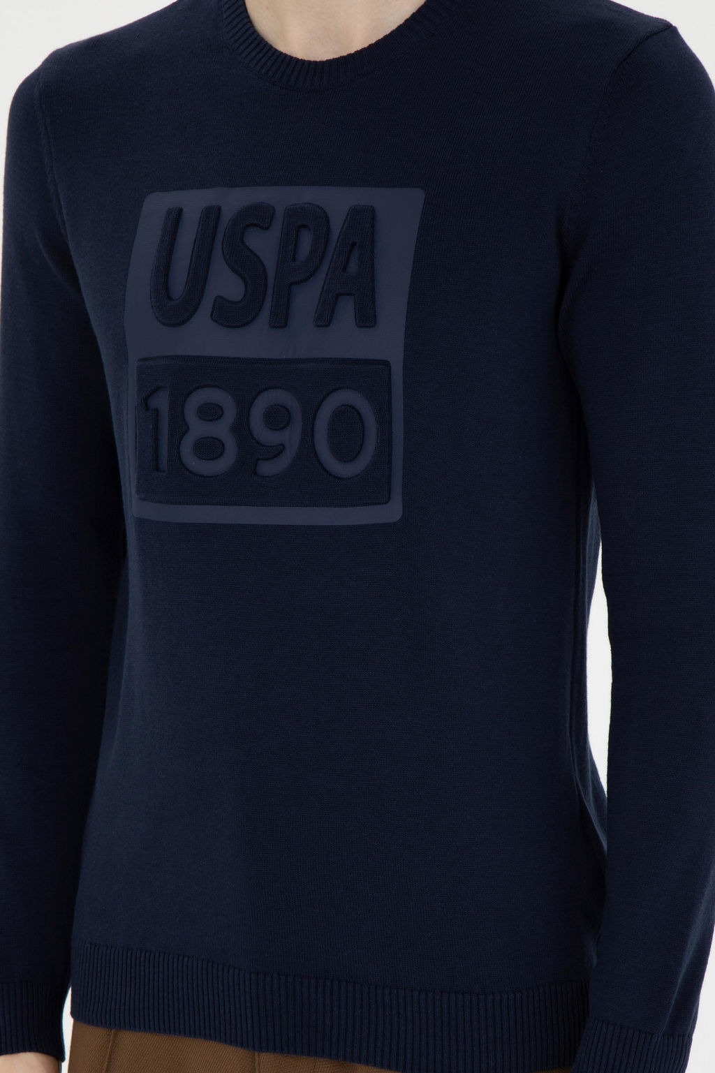 U. S. Polo Assn / Мужской темно-синий свитер - U.s. polo assn фото 13