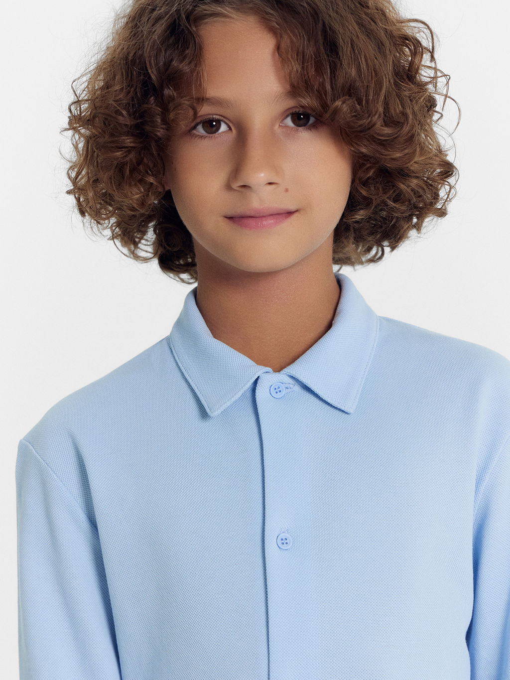 Рубашка для мальчиков в голубом цвете - Mark formelle фото 4