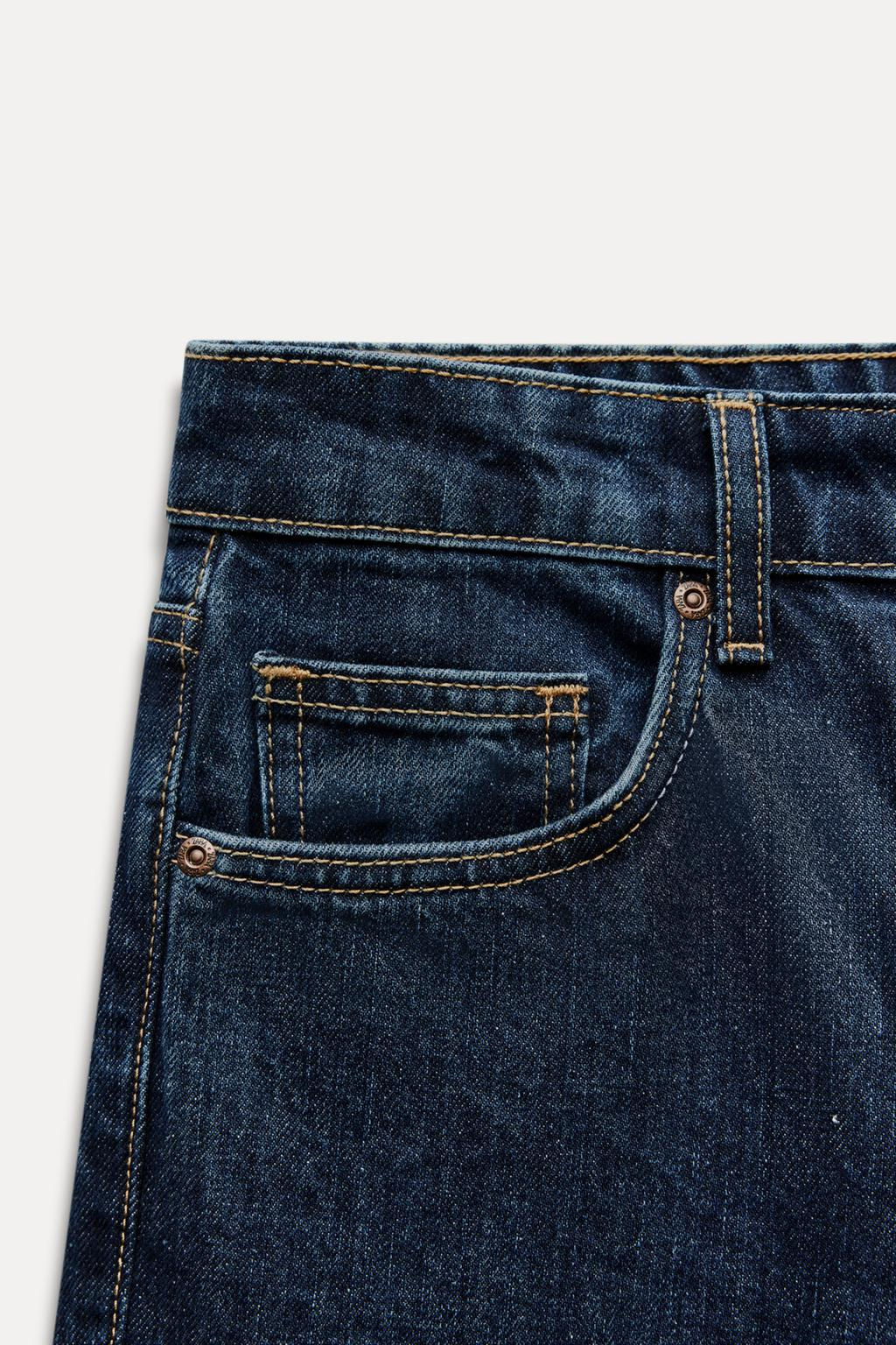 MID-RISE WIDE-LEG TRF JEANS - Zara фото 10