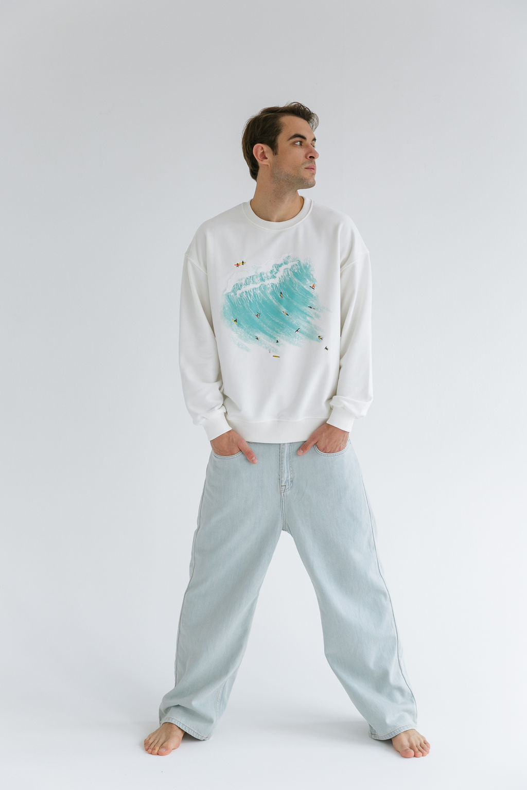 Свитшот мужской Wave - Captain's mate фото 7