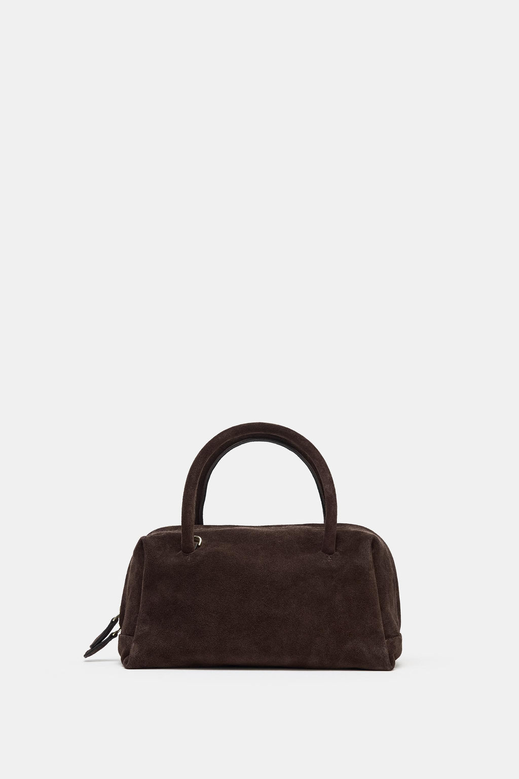 LEATHER BOWLING BAG - Zara фото 3