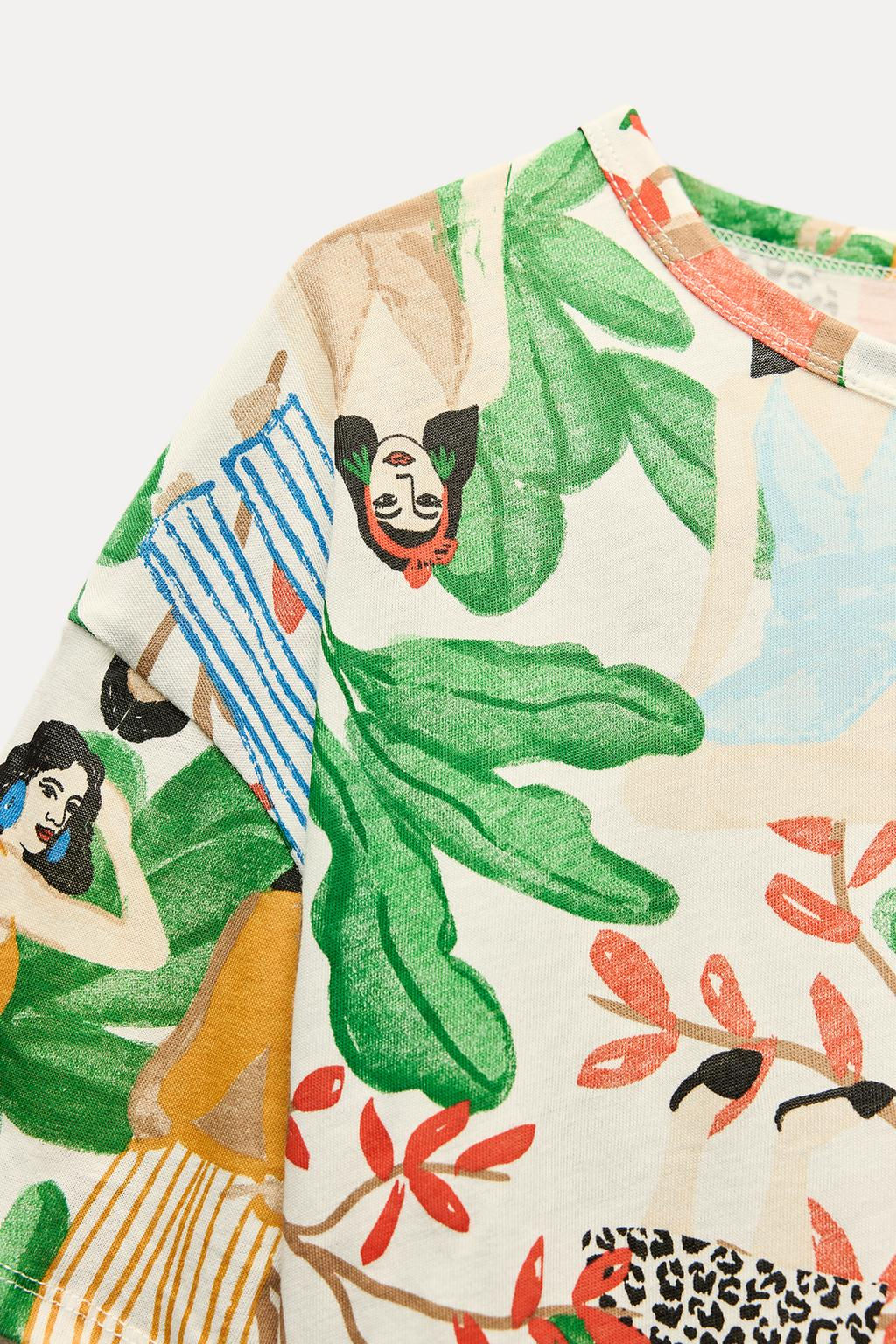 PRINTED T-SHIRT - Zara фото 36