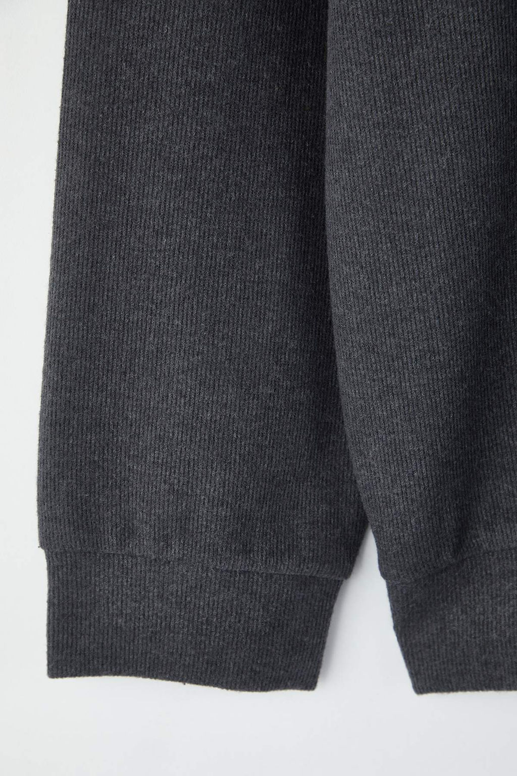 Antrasit Yeni Oversize/Genis Kesim Buyuk Beden F?rcal? Selanik Dik Yaka Sweatshirt TMNAW26AO00000