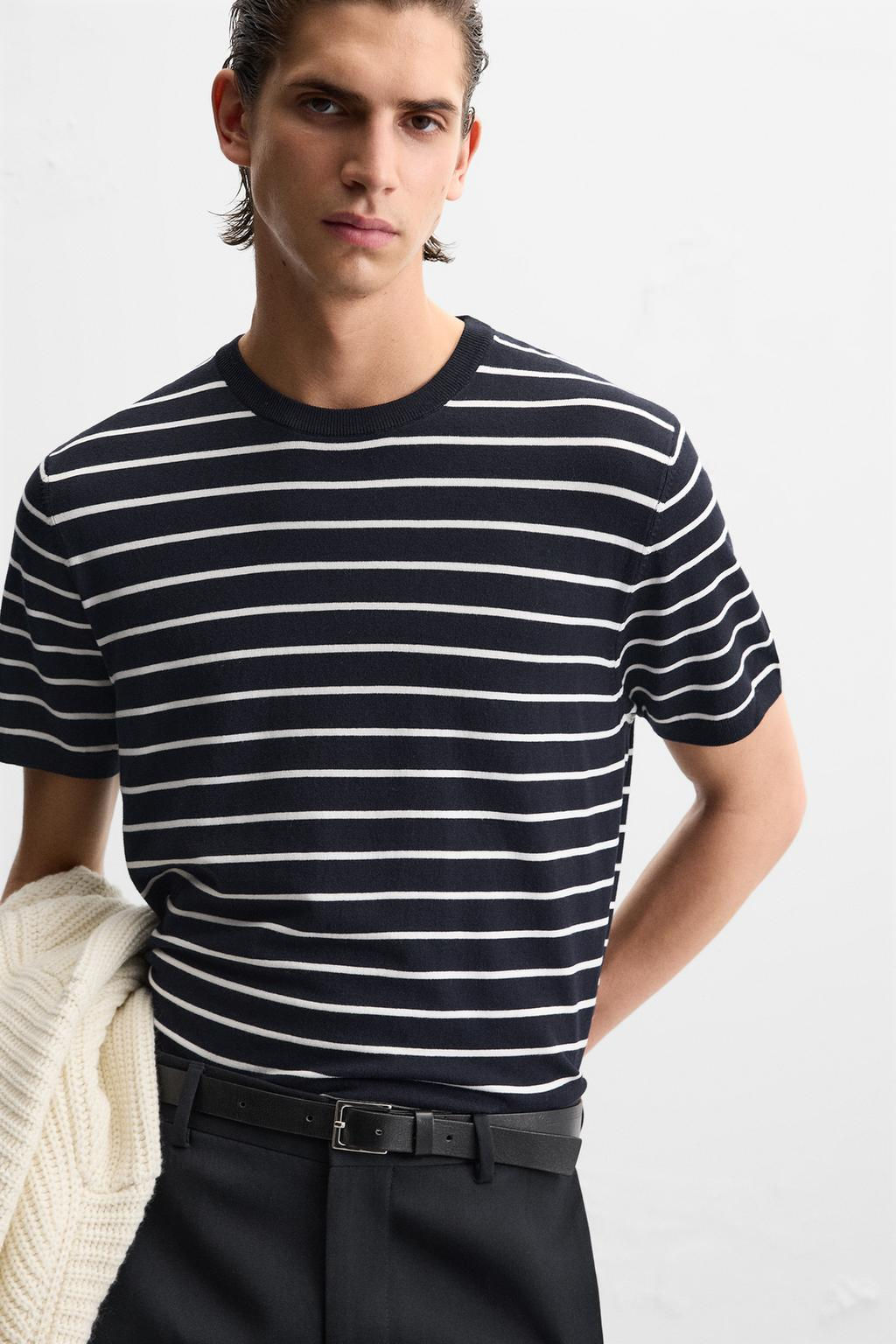 FLOWING KNIT T-SHIRT - Zara фото 43