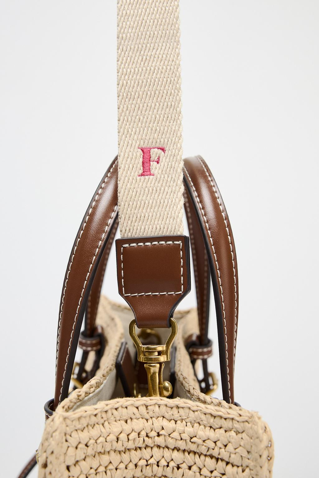 WOVEN MINI TOTE BAG - Zara фото 13