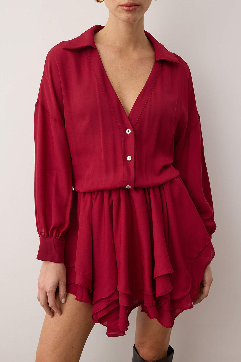 Siyah Etegi Volan Detayl? Boho Dokuma Sifon Elbise TWOAW26EL00310 - Trendyolmilla фото 8