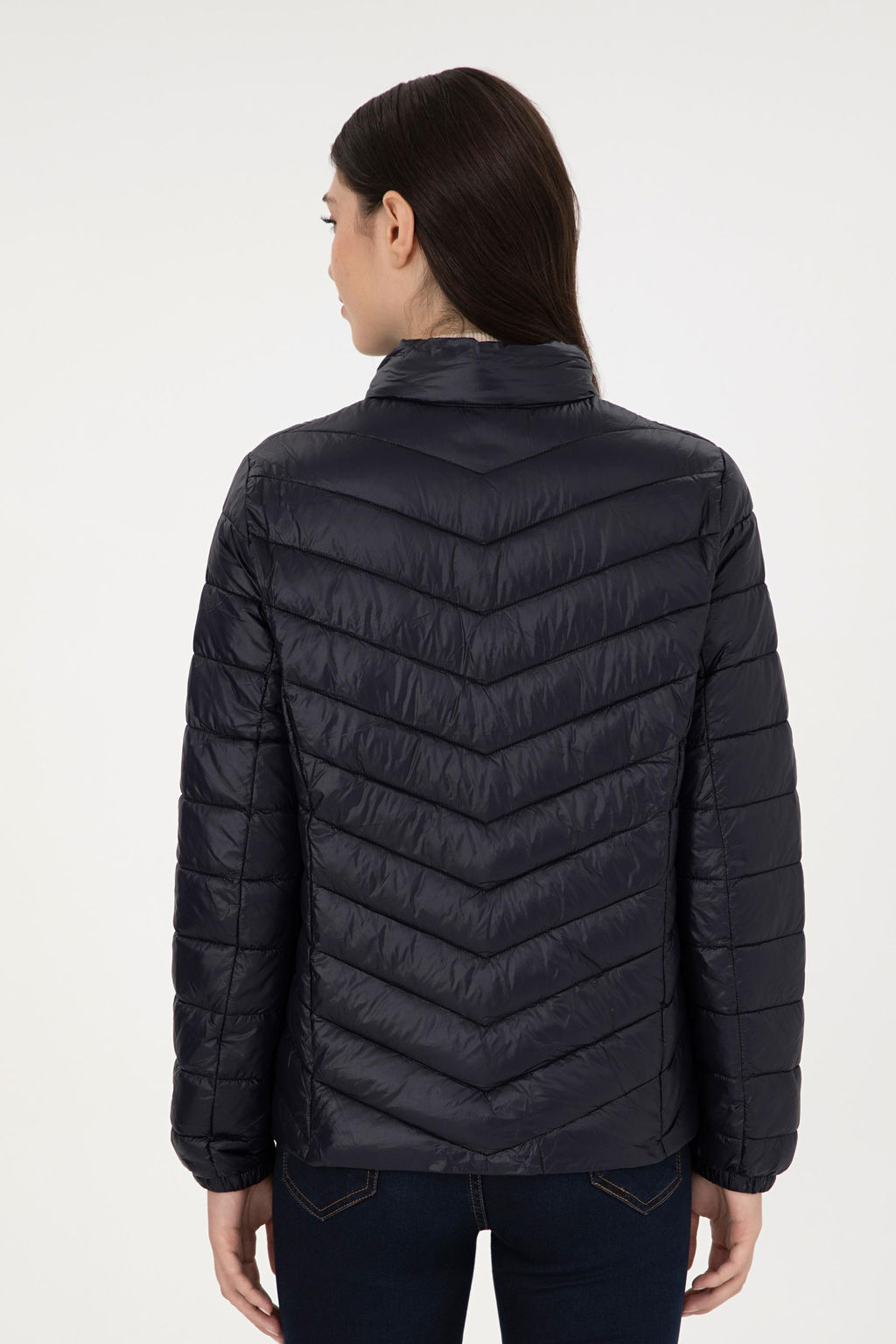 Женское темно-синее пальто Неожиданная скидка в корзине