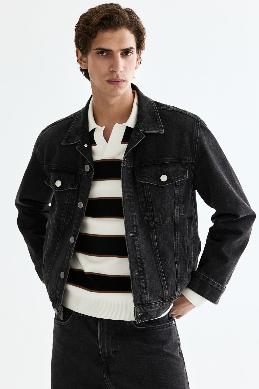 Cazadora trucker en denim - H&m фото 4
