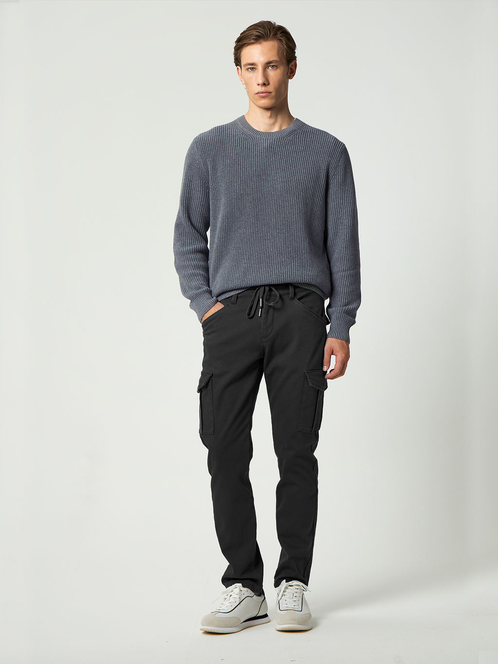 Мужские джинсы Карго утеплённые - Mossmore фото 62