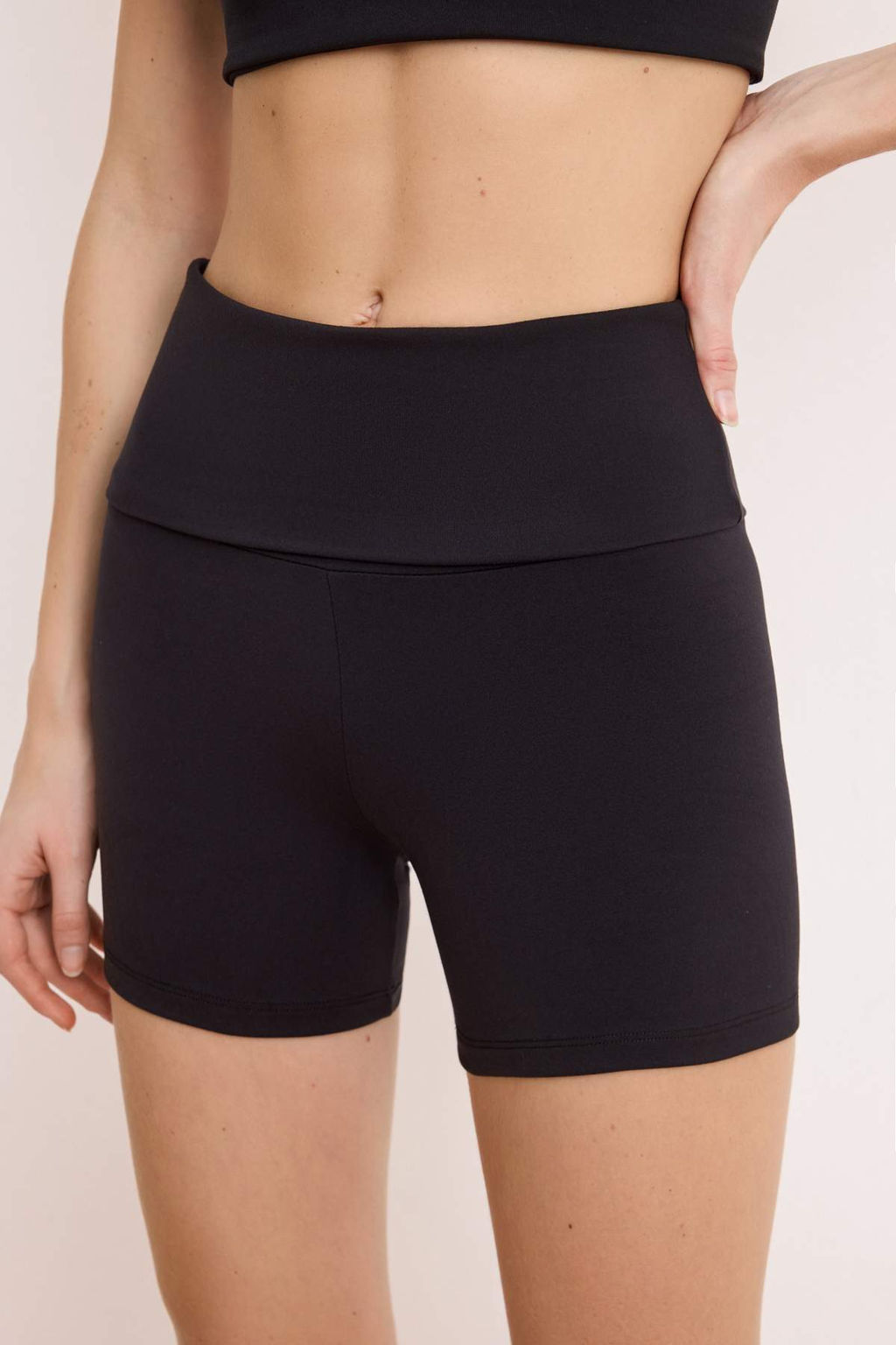 Mavi Bel Katlamal? F?rcal? Soft Kumas Spor Tayt THMSS26TY00011 - Trendyolmilla фото 8