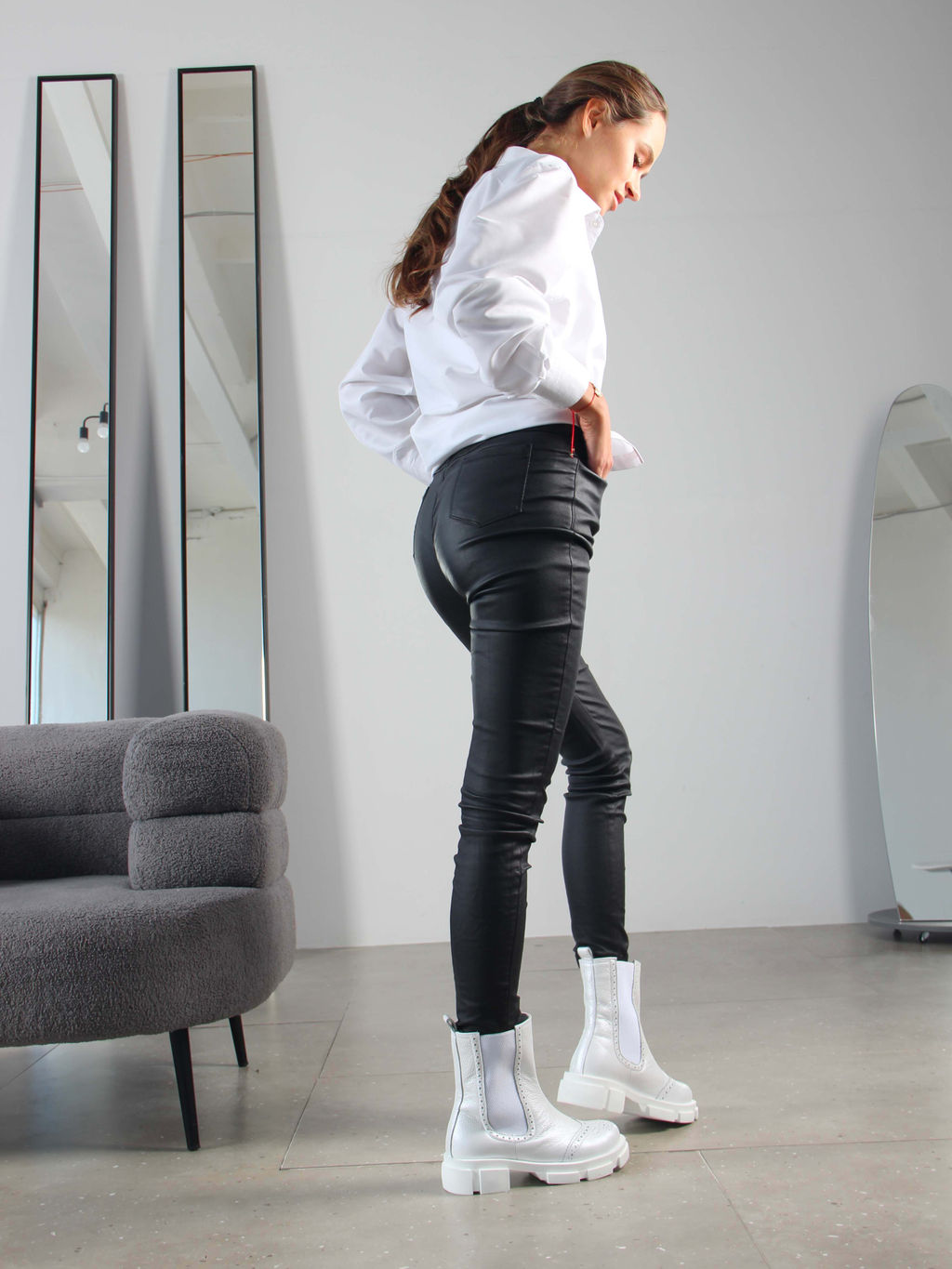 Челси 360.P.21074w. белый макс/Мех