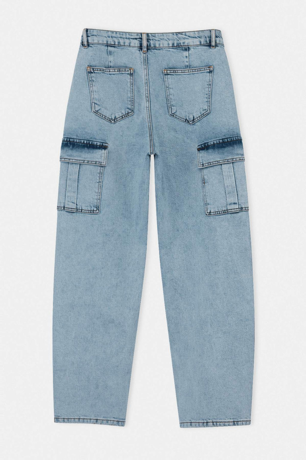 Ac?k Mavi Yuksek Bel Baggy Jeans TWOSS26JE00330 - Trendyolmilla фото 2