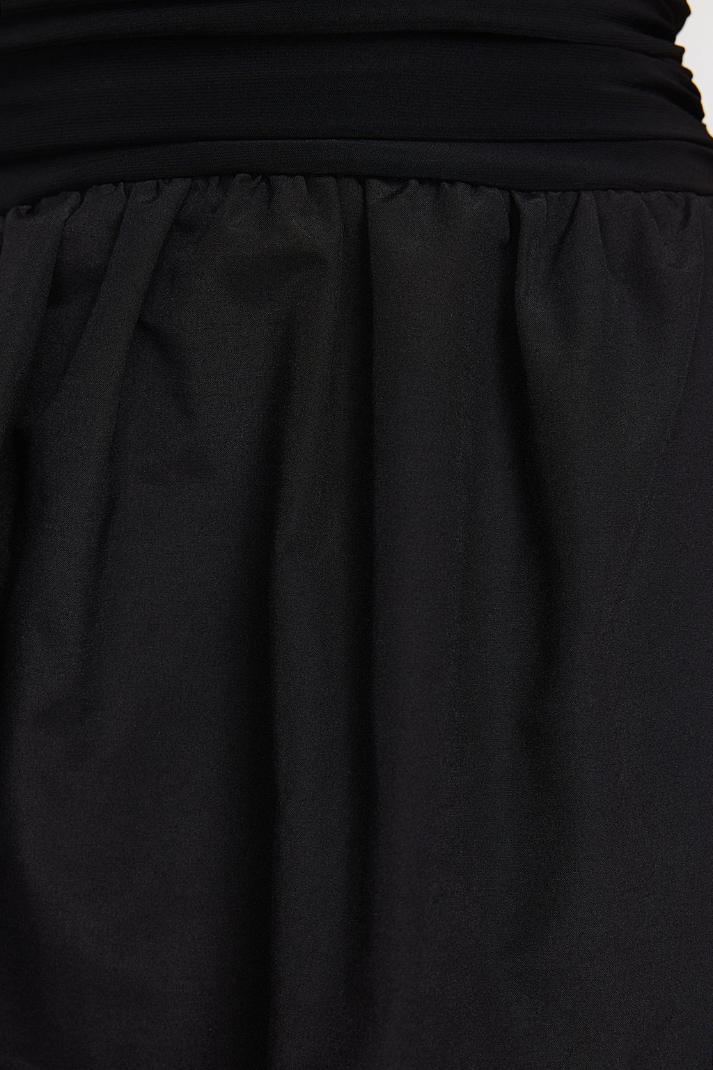 TRENDYOLMILLA Siyah A-Kesim Dokuma K?sa S?k Abiye Elbise TPRSS24EL00074  фото 5