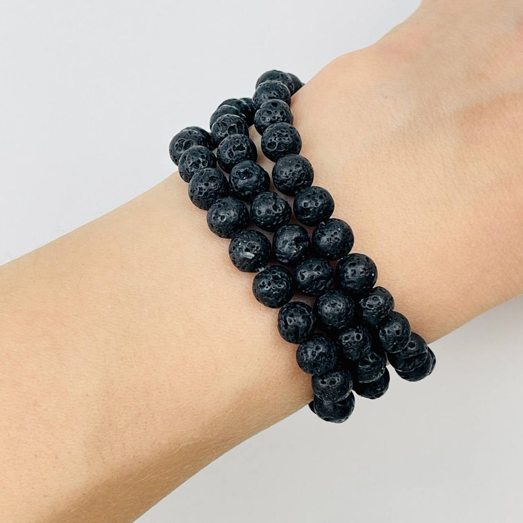 Бусины для рукоделия из Лавы 38 см