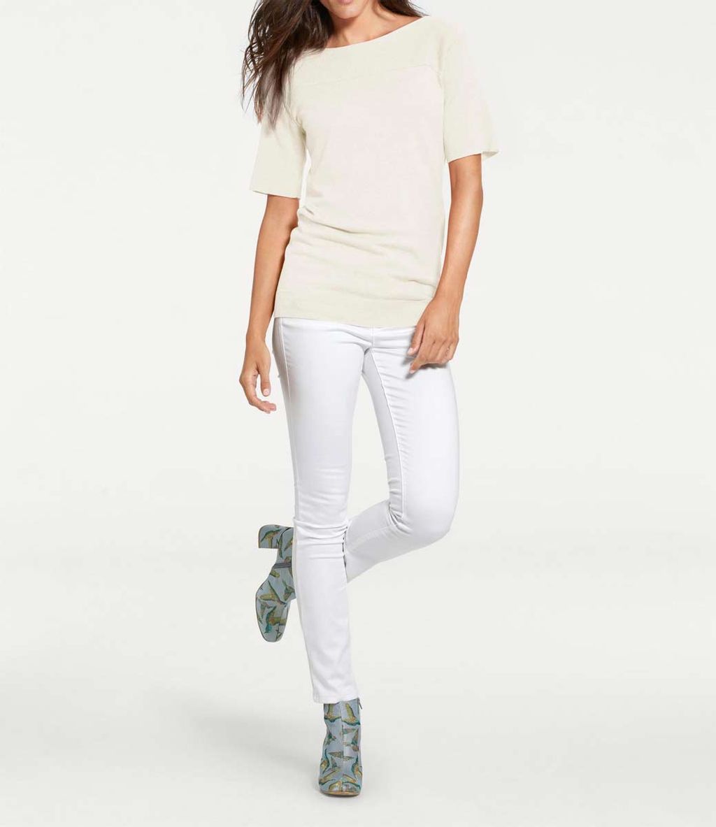 Пуловер, экрю - Patrizia dini фото 3