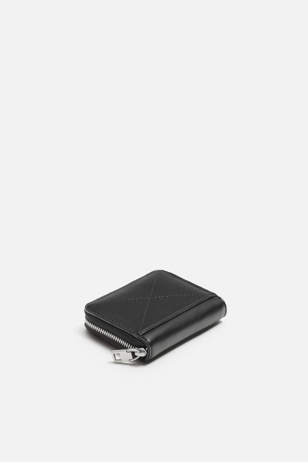 WALLET WITH TOPSTITCHING - Zara фото 2