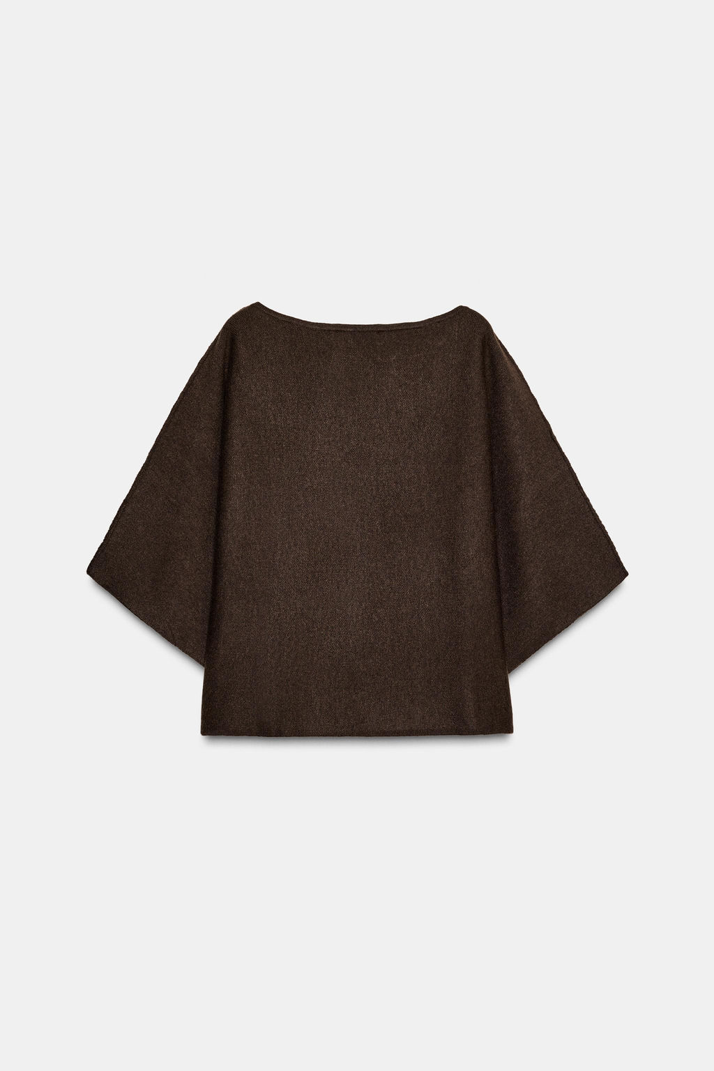 JERSEY PUNTO CUELLO SOLAPA / Marr?n - Zara фото 7