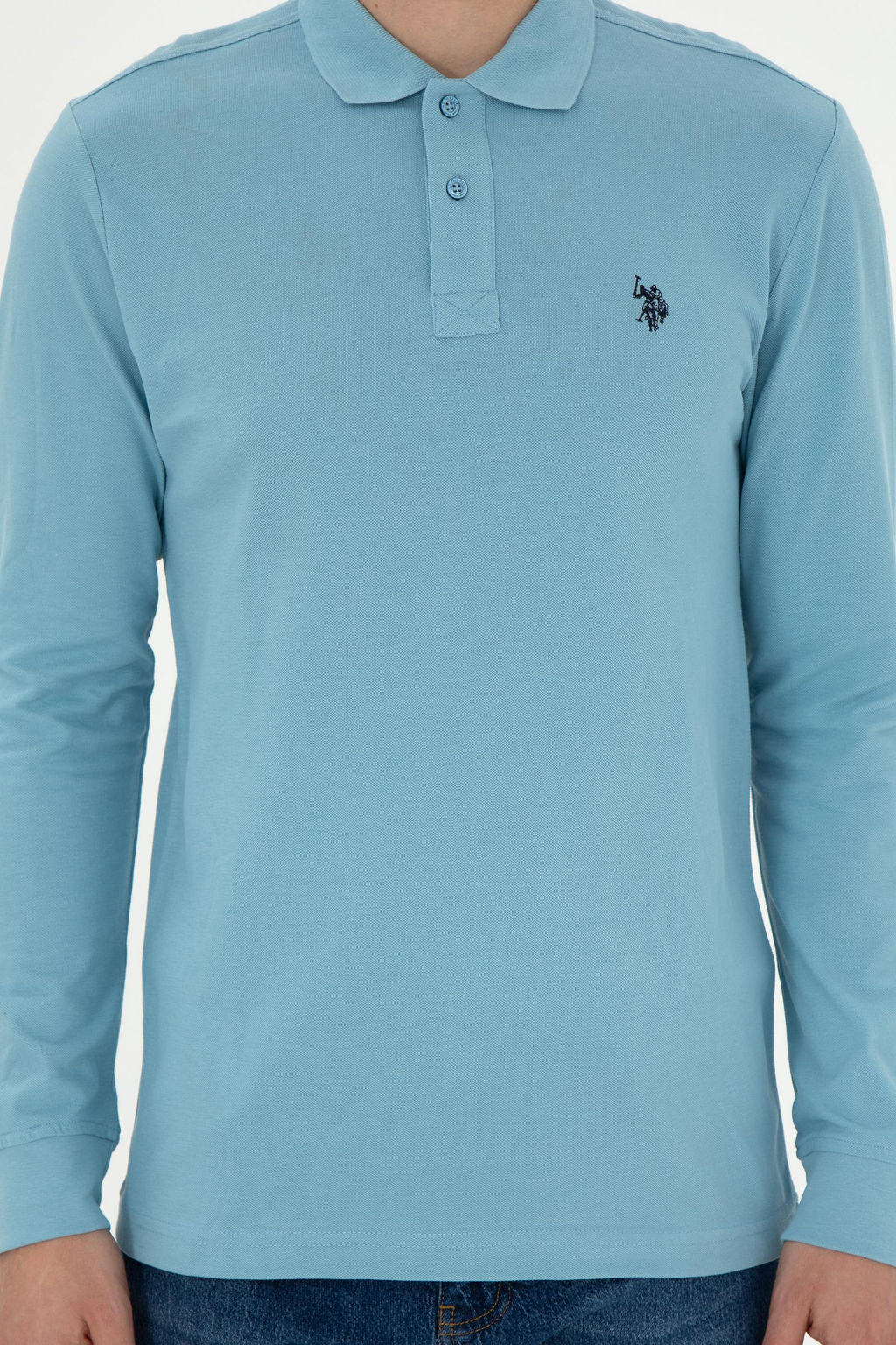 Мужской синий базовый свитшот Неожиданная скидка в корзине - U.s. polo assn фото 6