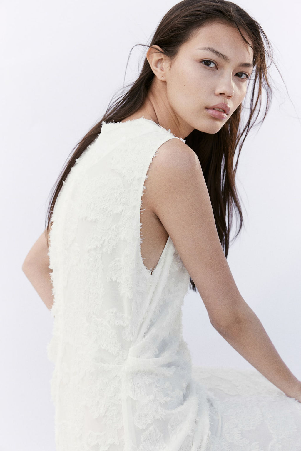 Vestido en tejido jacquard - H&m фото 3