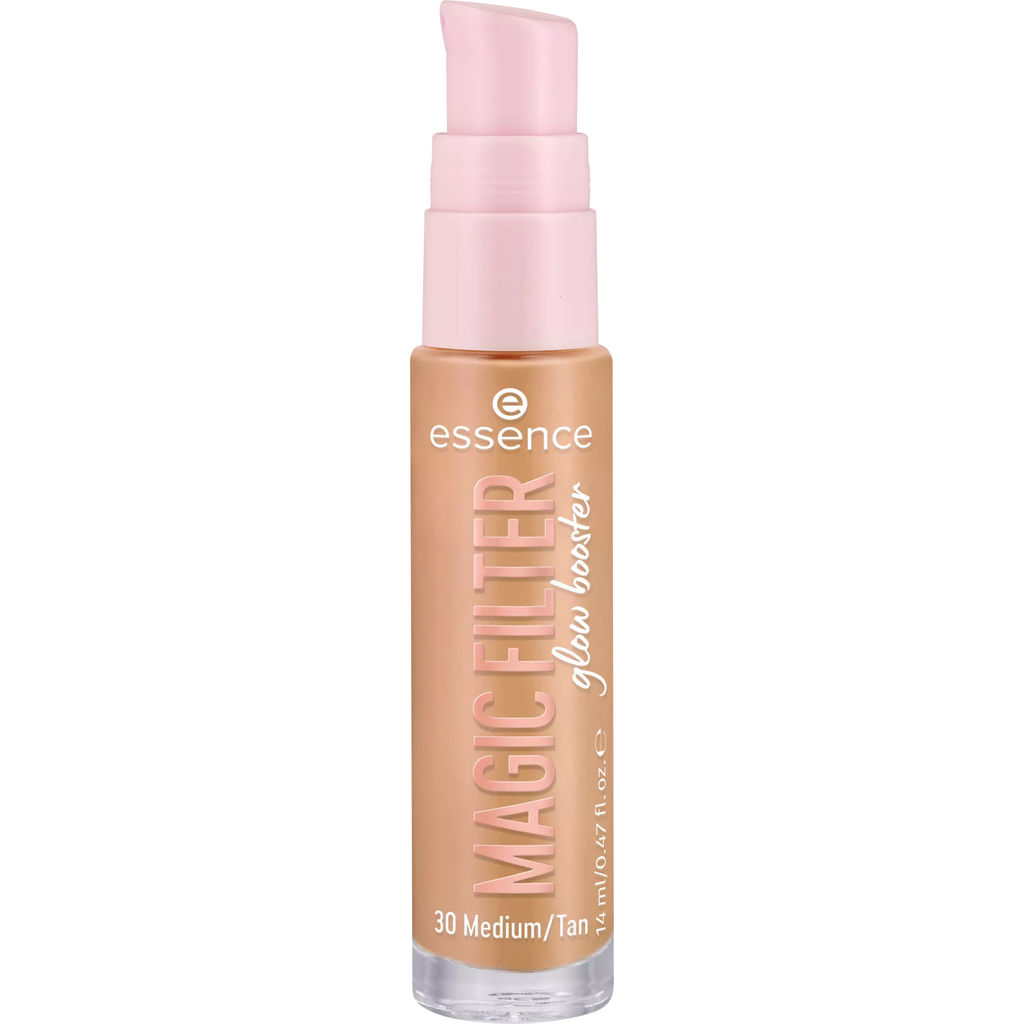 essence Хайлайтер-флюид Magic Filter Glow Booster, 30 Medium/Tan 14 мл  фото 2