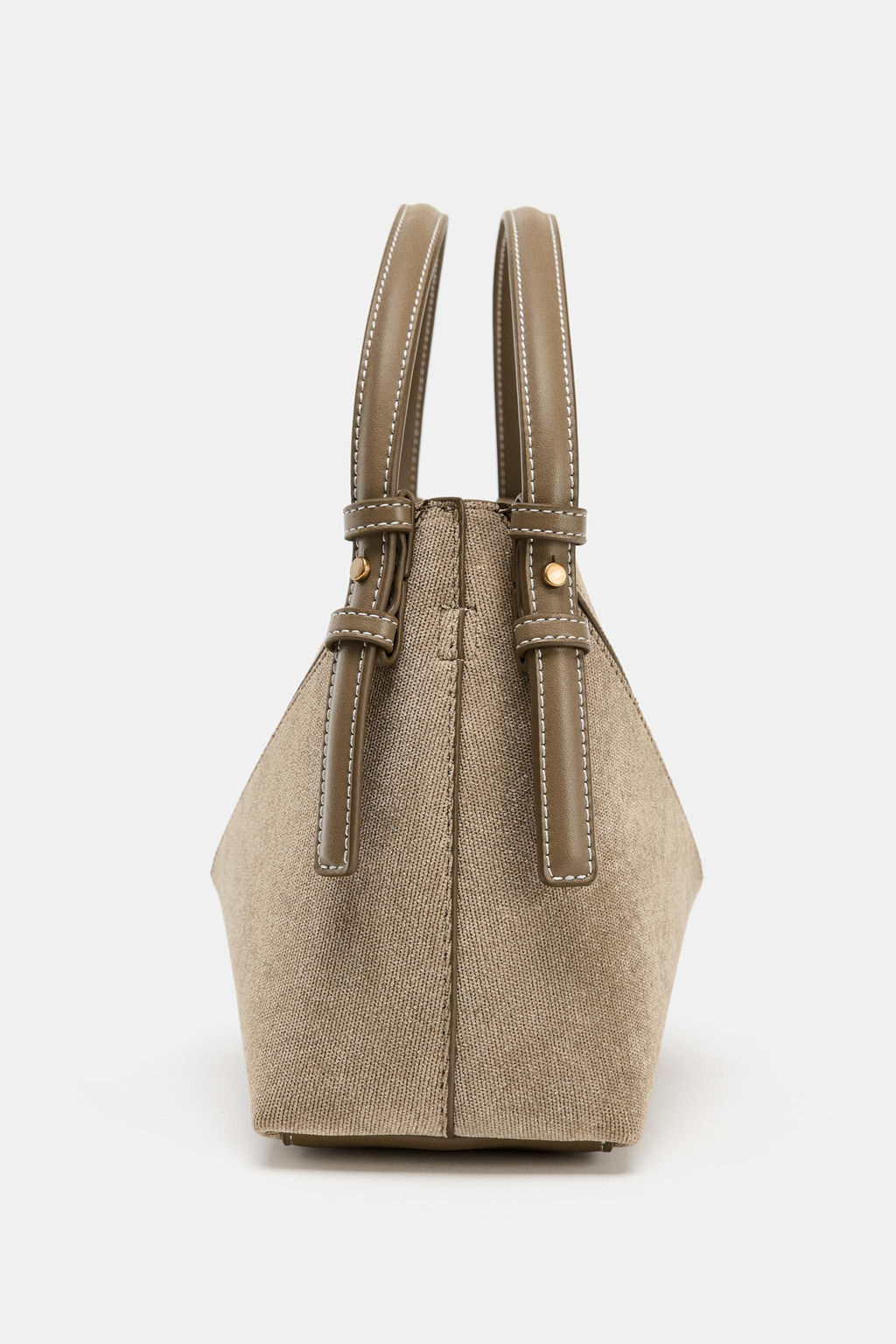 TOPSTITCH MINI TOTE BAG - Zara фото 6