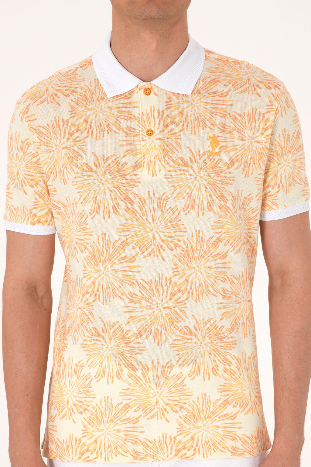 Erkek Regular Fit Polo Yaka Turuncu Ti__rt Sepette S_rpriz _ndirim - U.s. polo assn фото 6