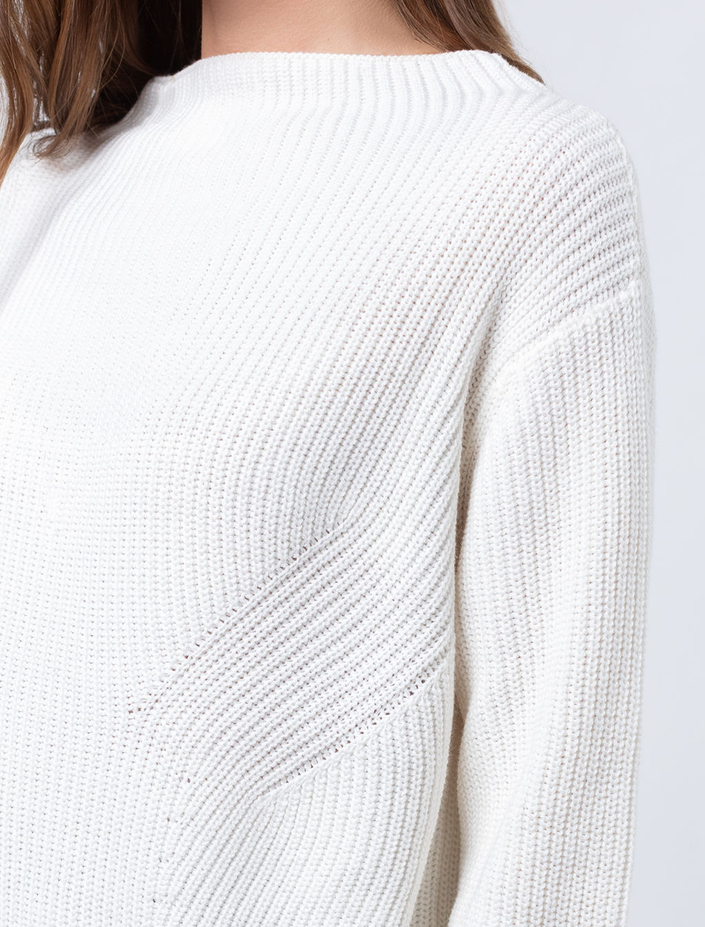 VILATTE / Хлопковый джемпер английской вязки  фото 4