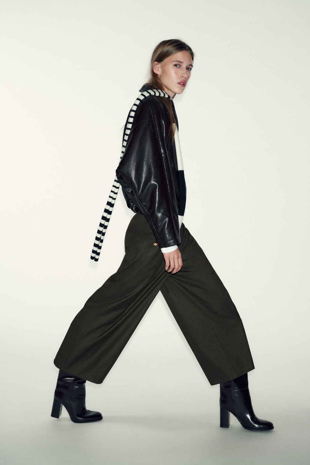 CULOTTE TROUSERS WITH BUTTONS - Zara фото 8