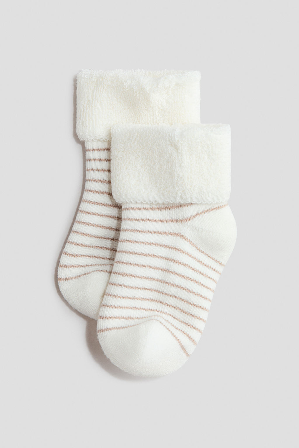 Pack de 2 calcetines en tejido rizado