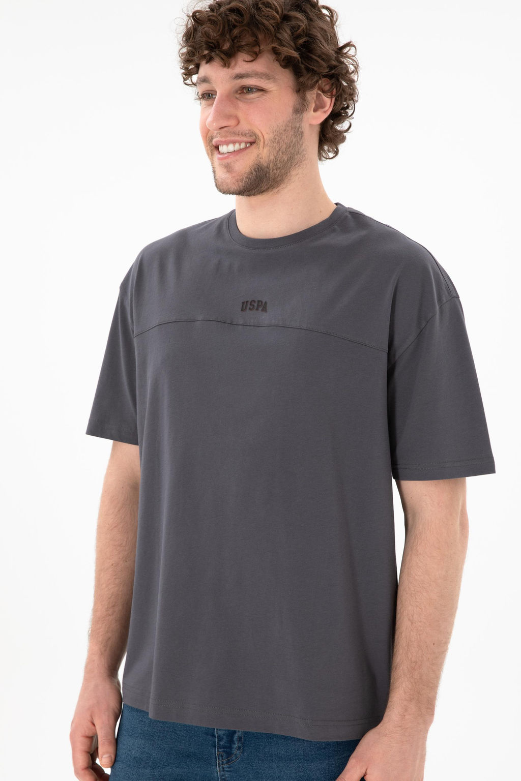 Erkek Comfort Fit Bisiklet Yaka Antrasit Ti__rt Sepette S_rpriz _ndirim - U.s. polo assn фото 4