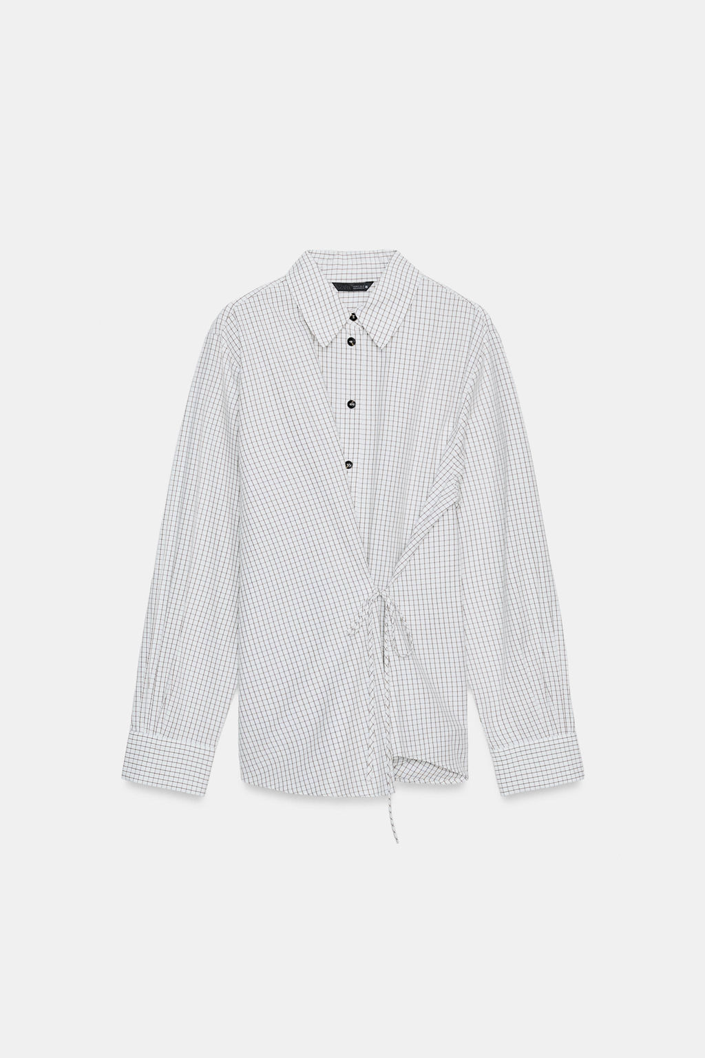 CAMISA CUADROS LAZO / marron/blanco - Zara фото 8