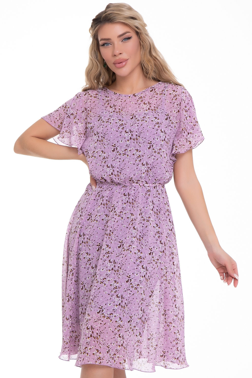 Платье Нимфа (шифон, пинк)