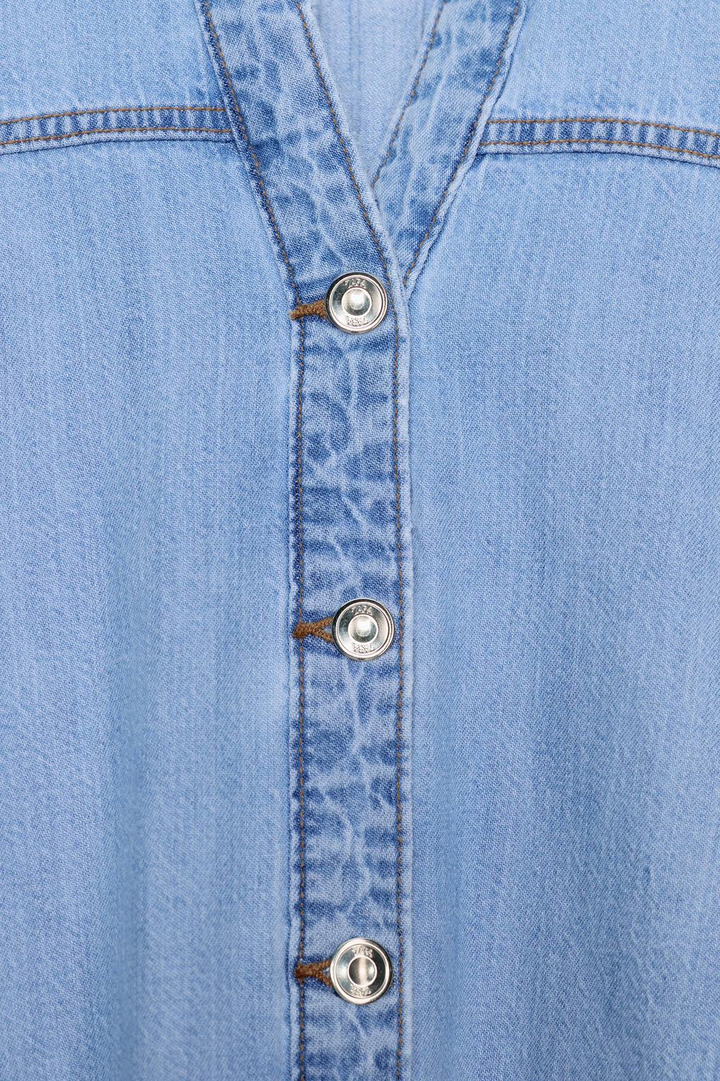 Z1975 CROPPED DENIM SHIRT - Zara фото 16