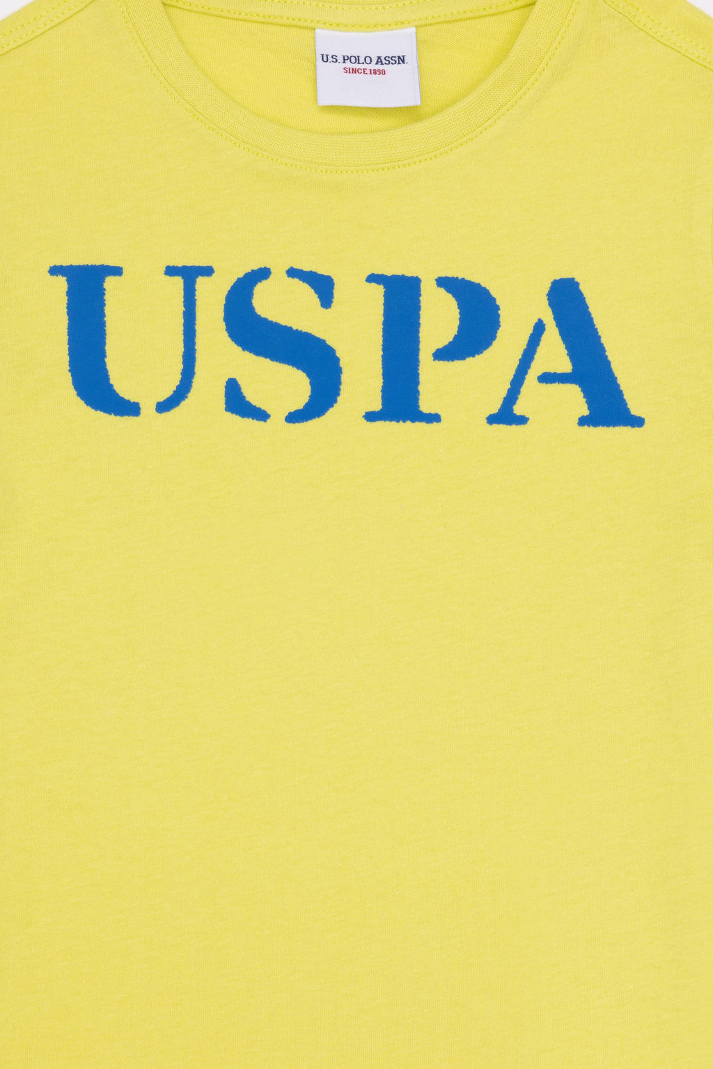 U. S. Polo Assn Детская футболка с круглым вырезом Цитрон - U.s. polo assn фото 3