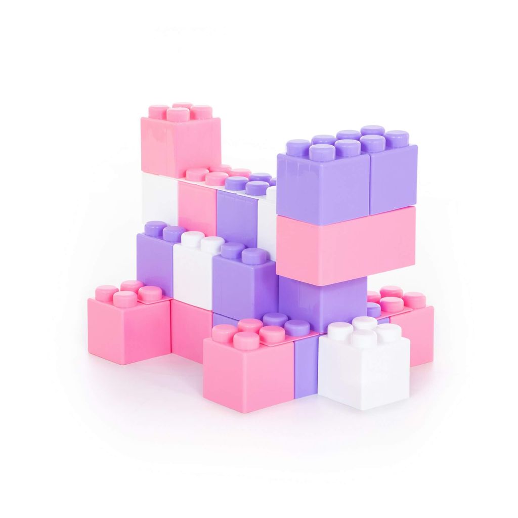 Конструктор строительный XXL, 24 элемента (v2) + соединитель (24 элемента) - Полесье фото 5