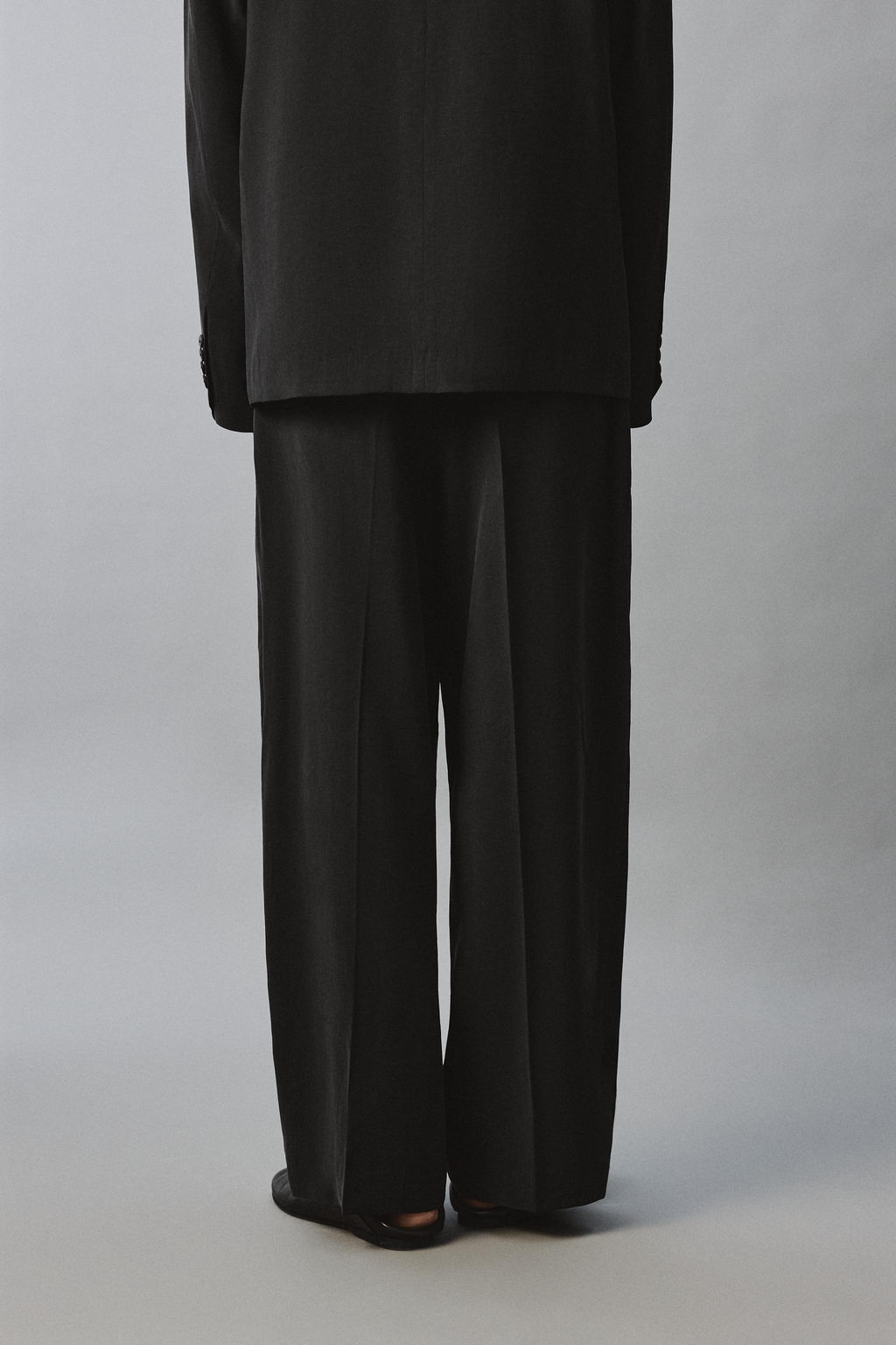 BLAZER CRUZADA TRAJE 100% LINO ESPIGA / ?ndigo - Zara фото 3
