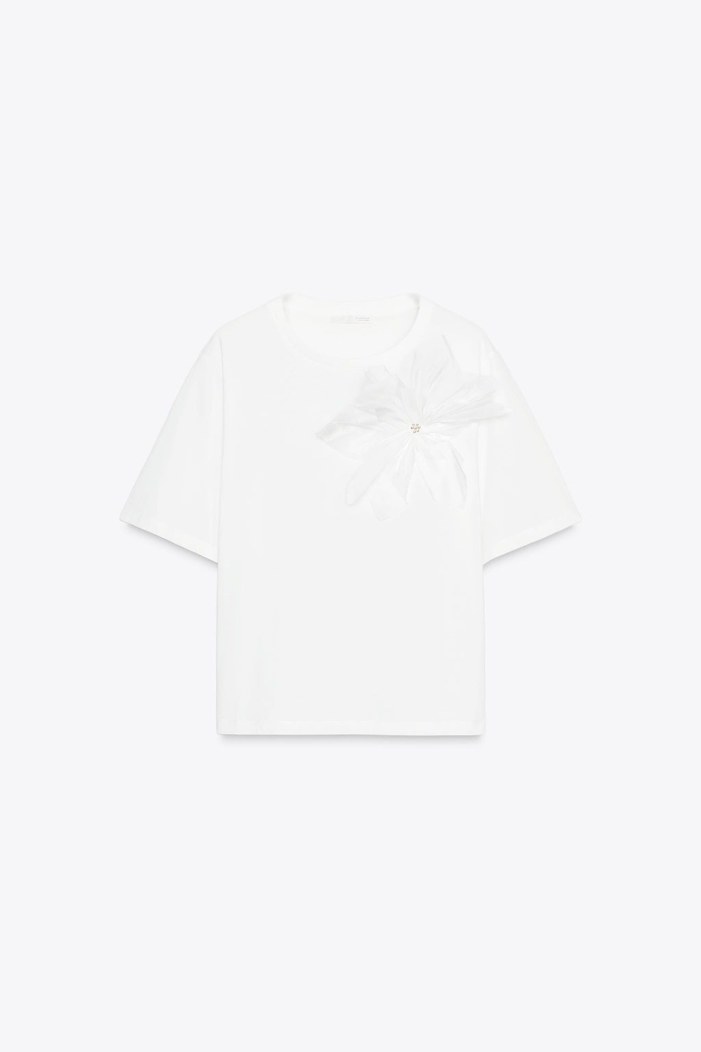 VOLUMINOUS FLORAL T-SHIRT - Zara фото 10