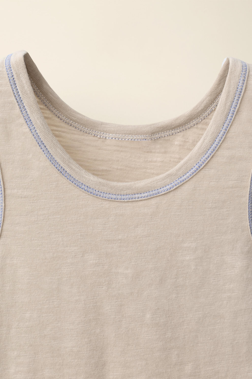 CAMISETA PESPUNTES CREATED BY CARAMEL LONDON X ZARA / Beige